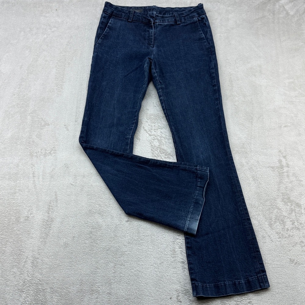 Kut from the Kloth Athena Trouser Jeans Women 8P Flare Dark Professional Denim